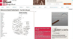 Desktop Screenshot of danishfamilysearch.com